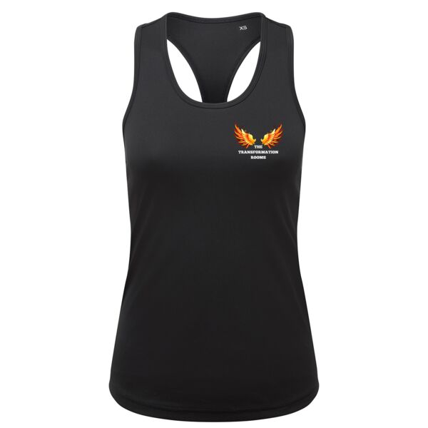 Women’s Recycled Performance Slim Racerback Vest Thumbnail