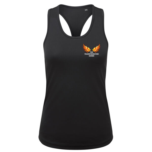 The Transformation Rooms  - Women’s Recycled Performance Slim Racerback Vest Thumbnail